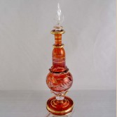 Glass Perfume Bottle - Red