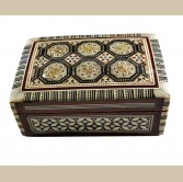 Rectangle Mother of Pearl Box - Black