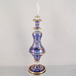 Glass Perfume Bottle - Blue