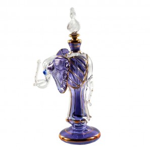 Elephant Glass Decorative Perfume Bottle- Violet