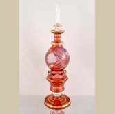 Glass Perfume Bottle - Red