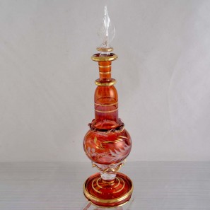 Glass Perfume Bottle - Red