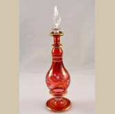 Glass Perfume Bottle - Red