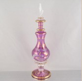 Egyptian Glass Perfume Bottle - Violet