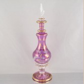 Egyptian Glass Perfume Bottle -  Violet 