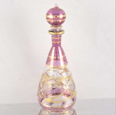 Egyptian Glass Perfume Bottle -  Violet 