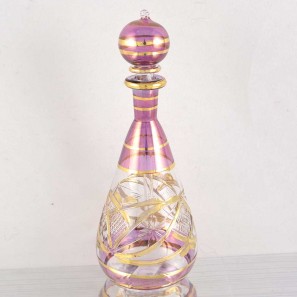 Egyptian Glass Perfume Bottle -  Violet 