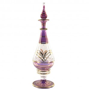 Egyptian Glass Perfume Bottle - Violet