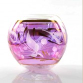 Round Candle Holder - Violet