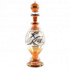 Glass Perfume Bottle - Yellow