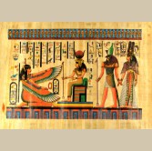 Isis, Nefertari , Horus Papyrus