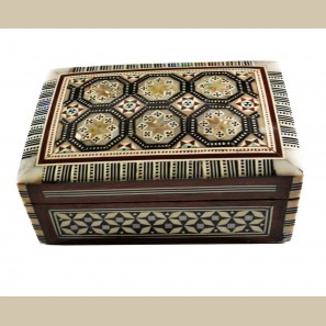 Rectangle Mother of Pearl Box - Black