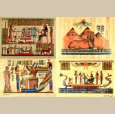 Assorted Set of Small Papyrus