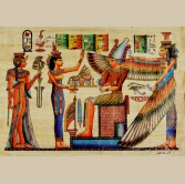 King Ramsses & Protective Isis Papyrus