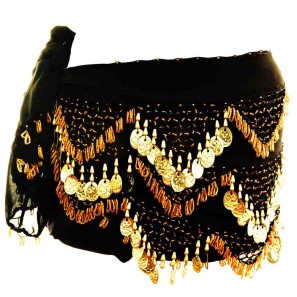 Egyptian Belly Dance Belt - Black