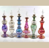 Set of 6 pieces of small Handmade perfume bottles
