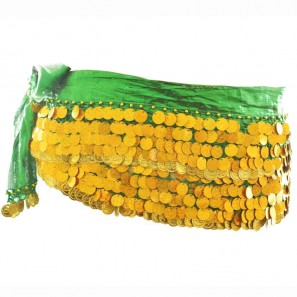 Belly Dancing Belt - Green