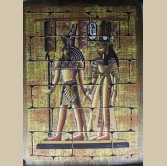 Nefertari & Horus Papyrus