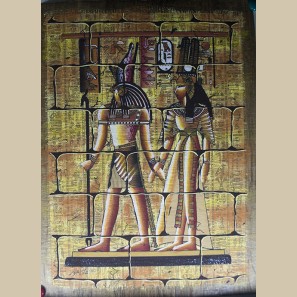 Nefertari & Horus Papyrus