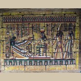 Isis, Nefertari , Horus Papyrus